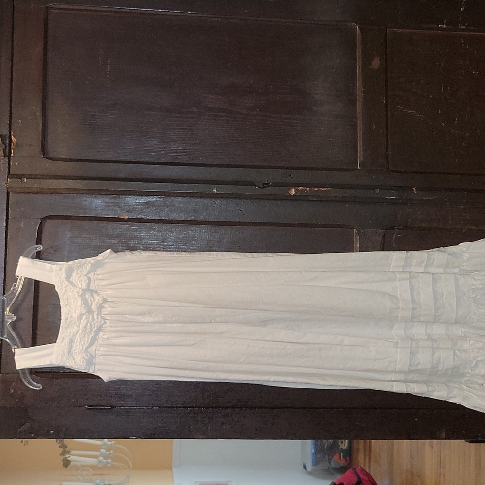 Dress, Bailey Boys linen dress, white size 10